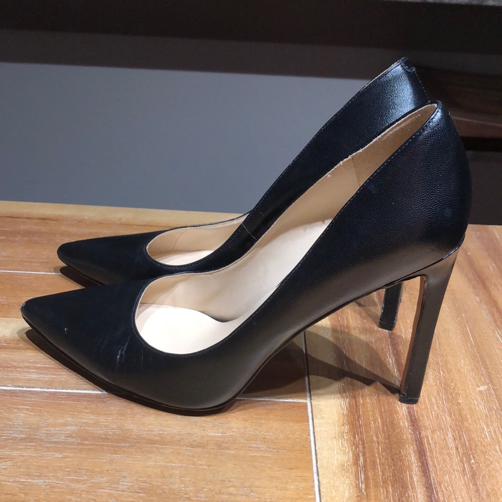 Nine West black work heels